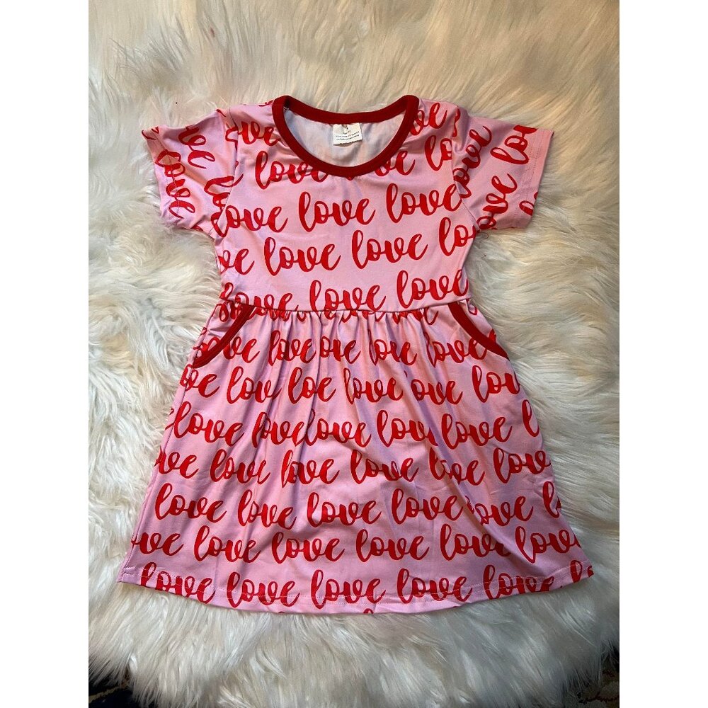 Valentine Love Pocket Dress